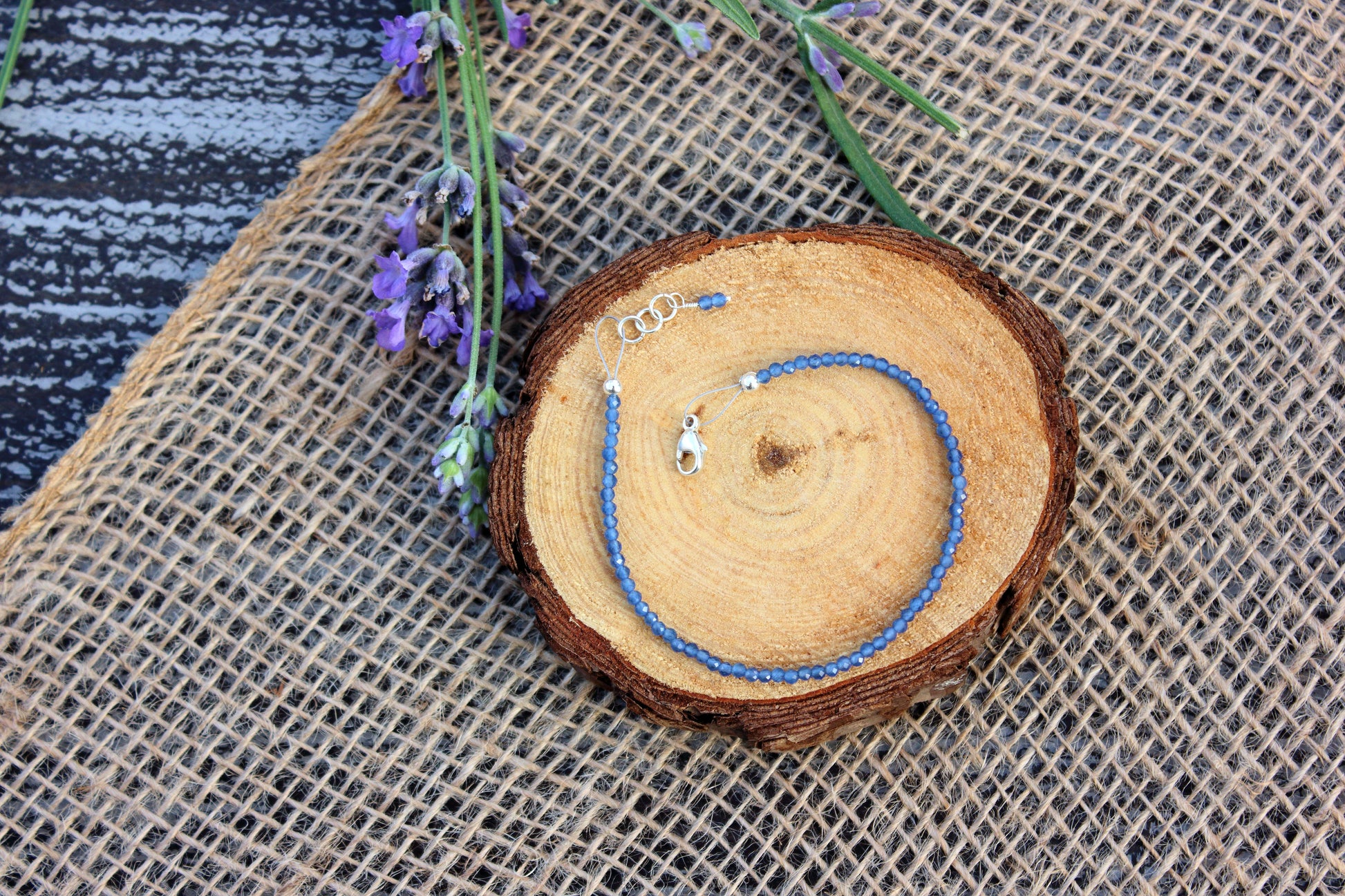 Royal Blue Chalcedony Bracelet