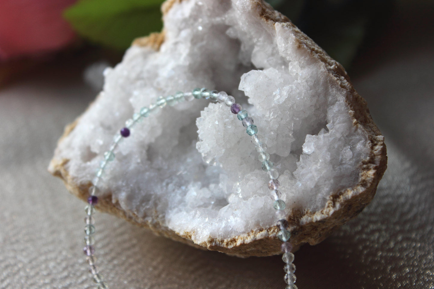 Blue Fluorite Micro faceted Bracelet