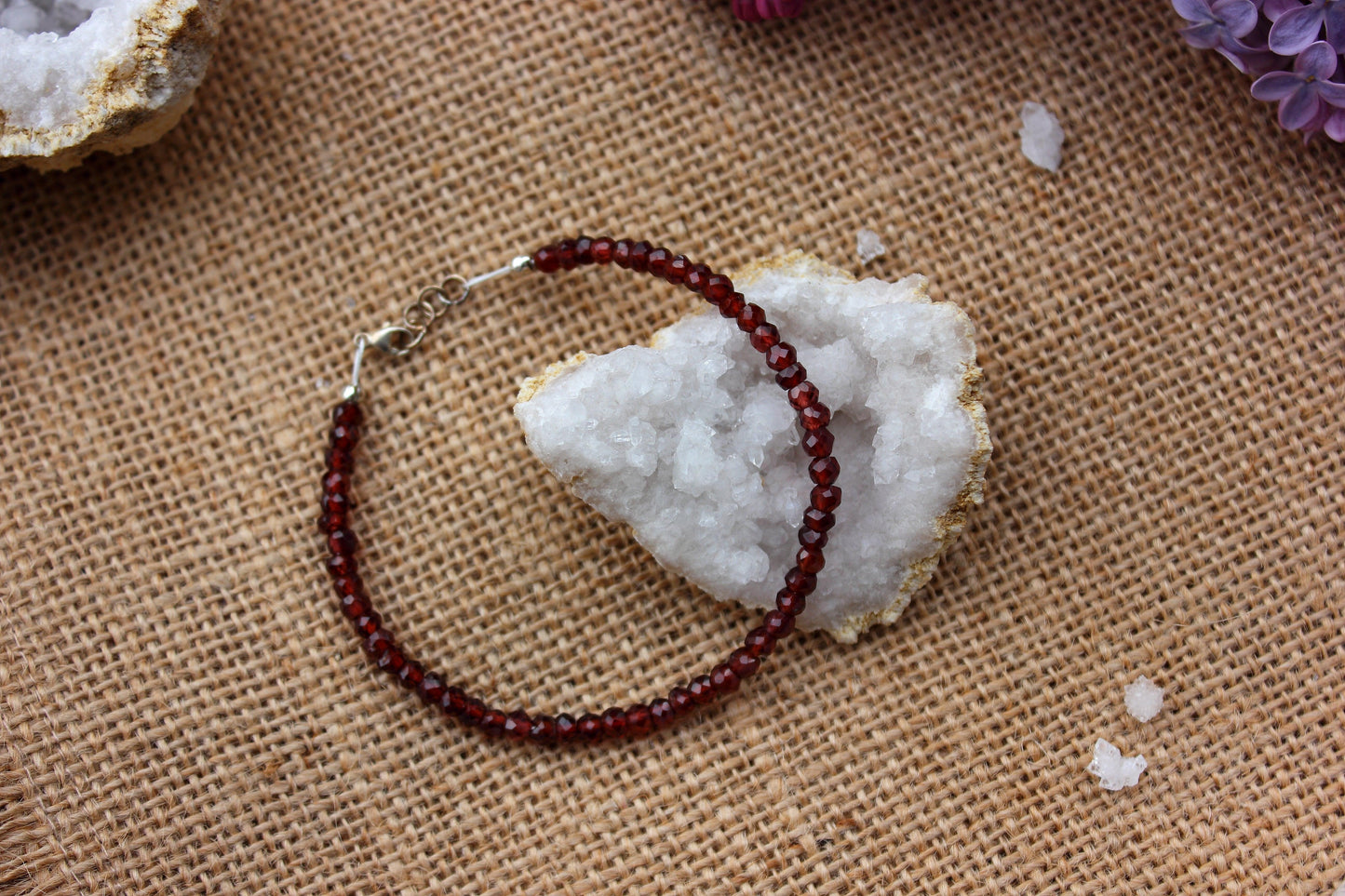 Garnet bracelet
