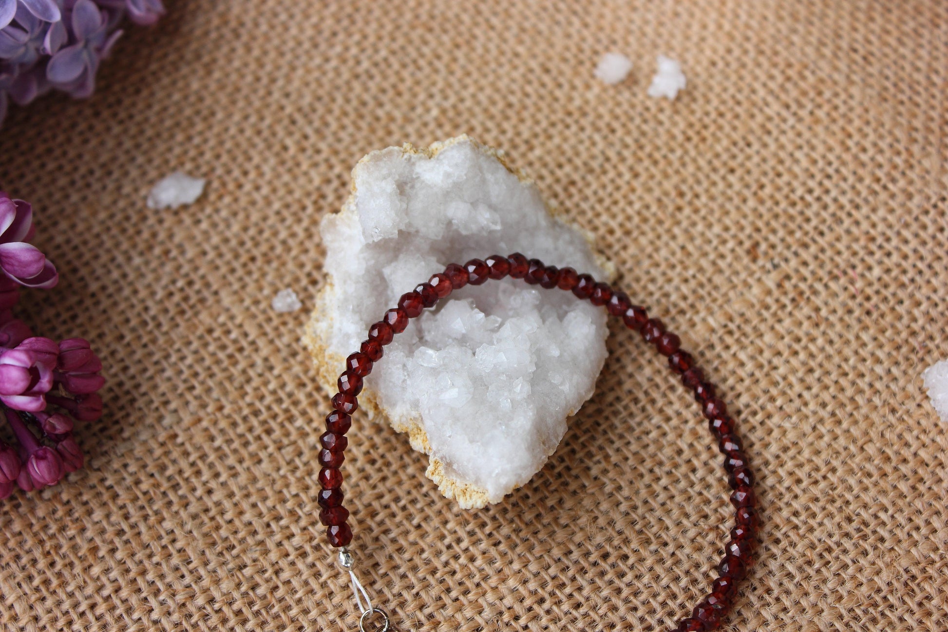 Garnet bracelet