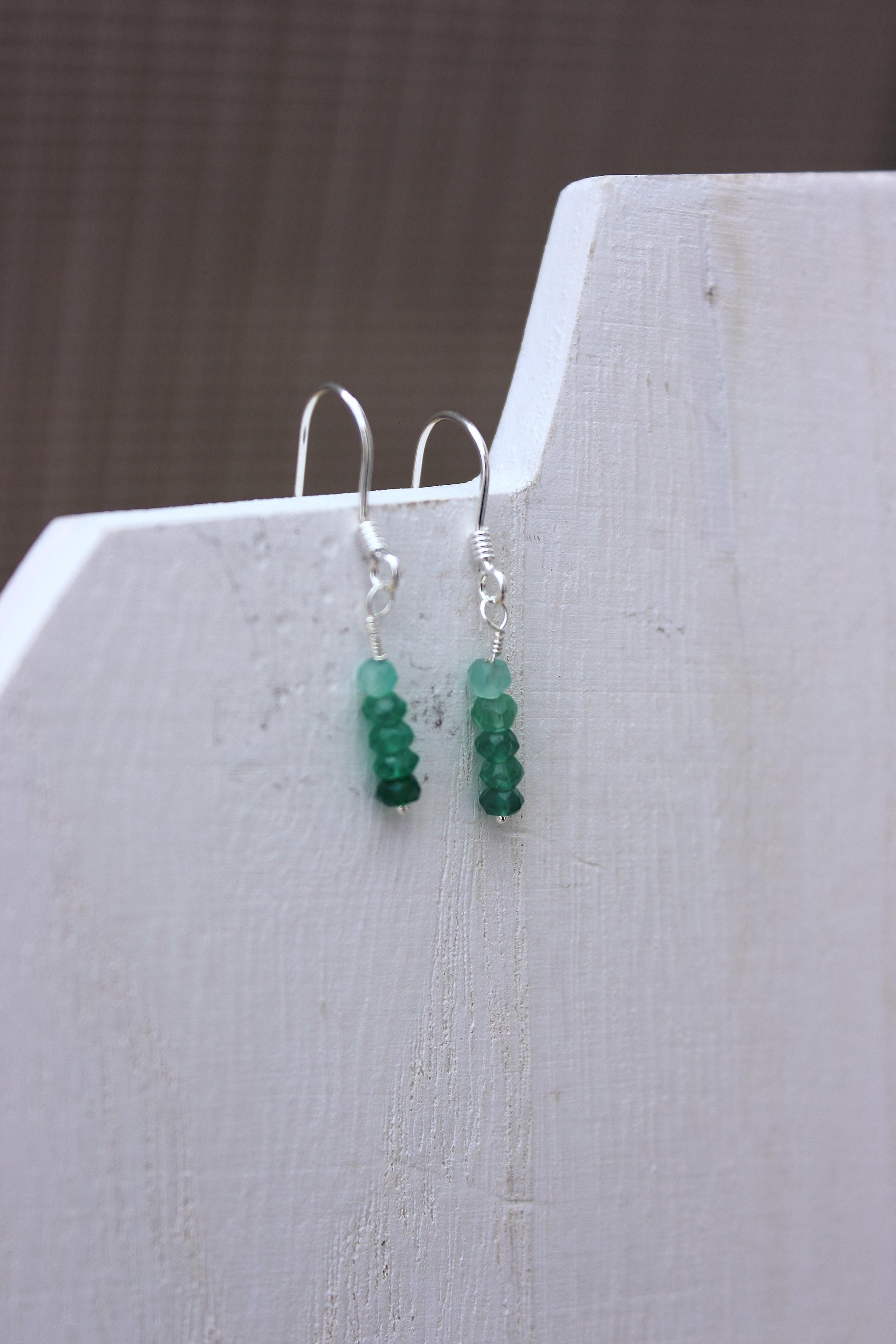 Green Onyx Earrings