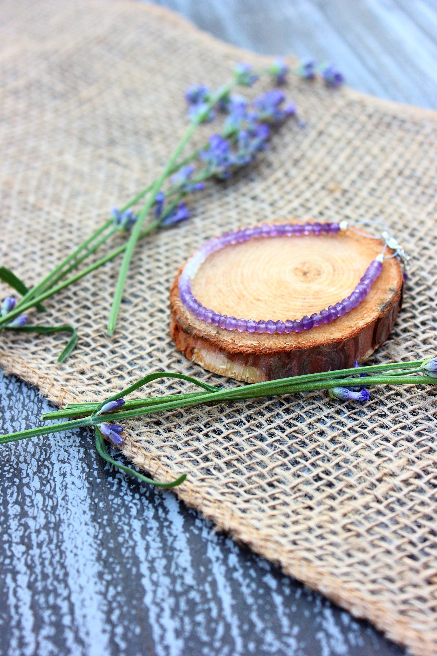 Shaded Amethyst bracelet