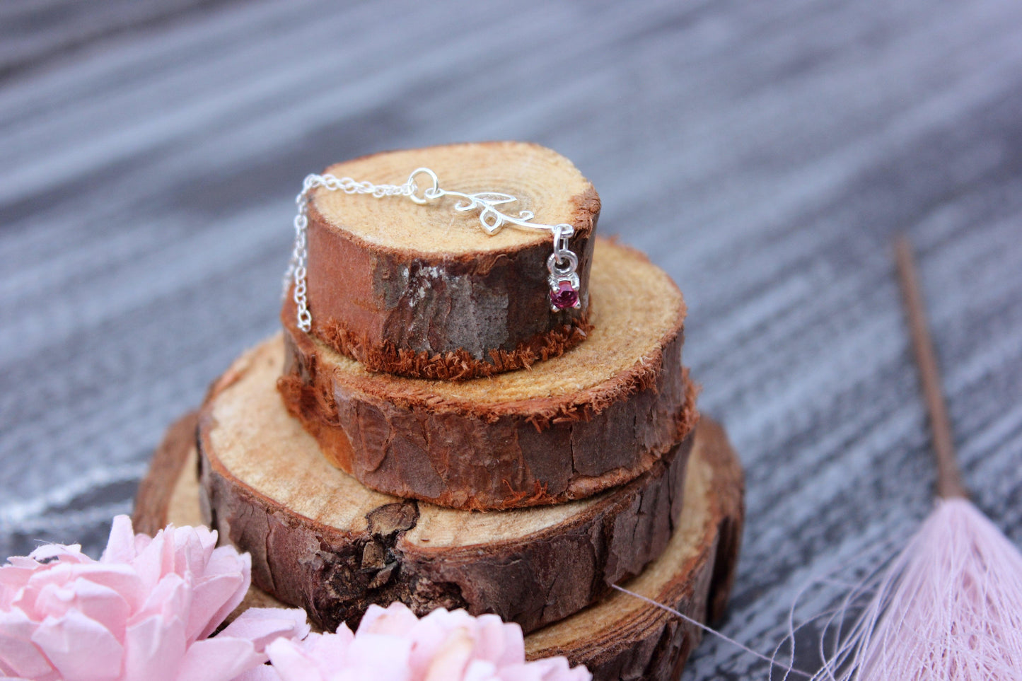 Sterling Silver Leaf Necklace