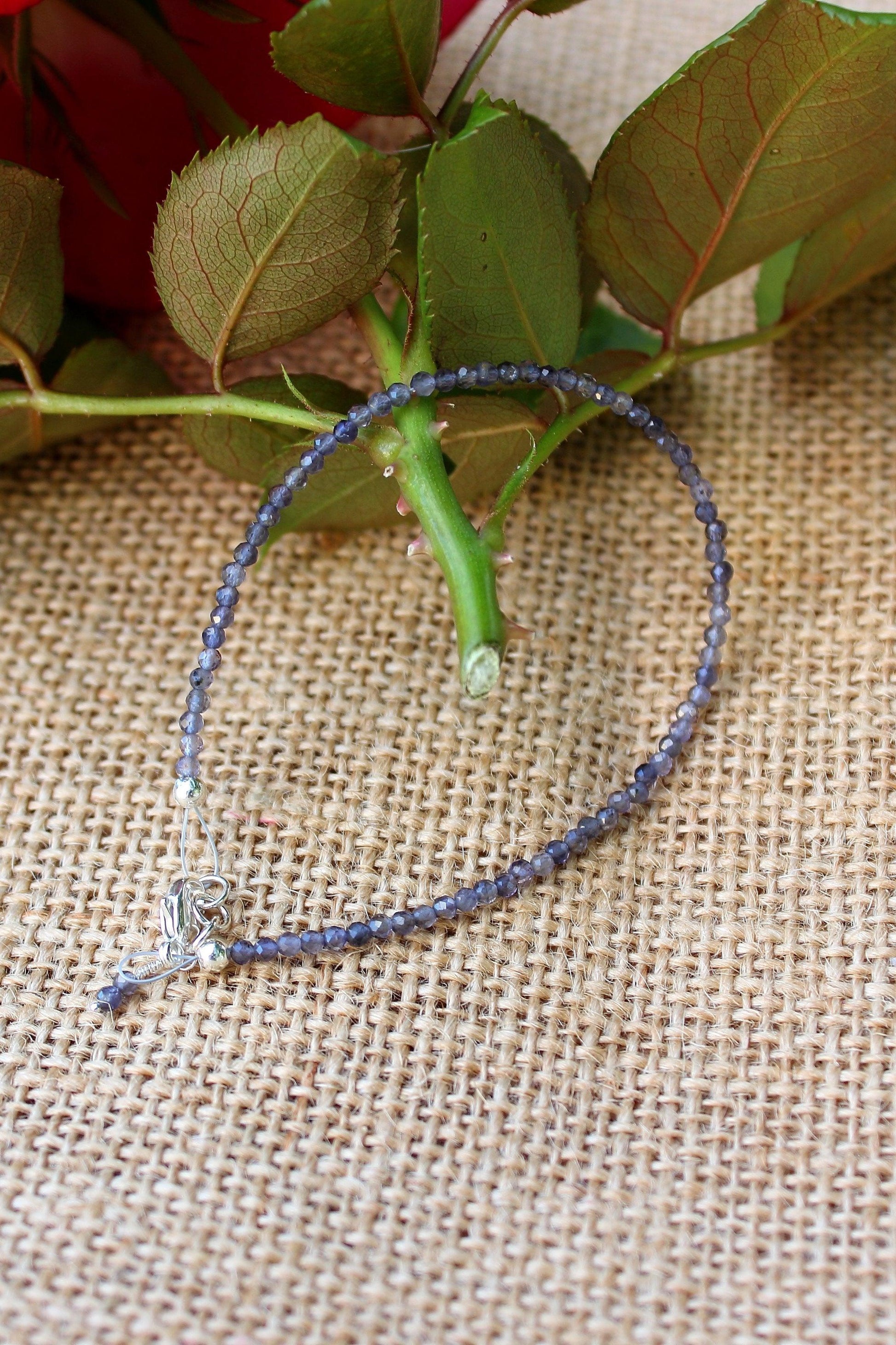 Tanzanite faceted bracelet