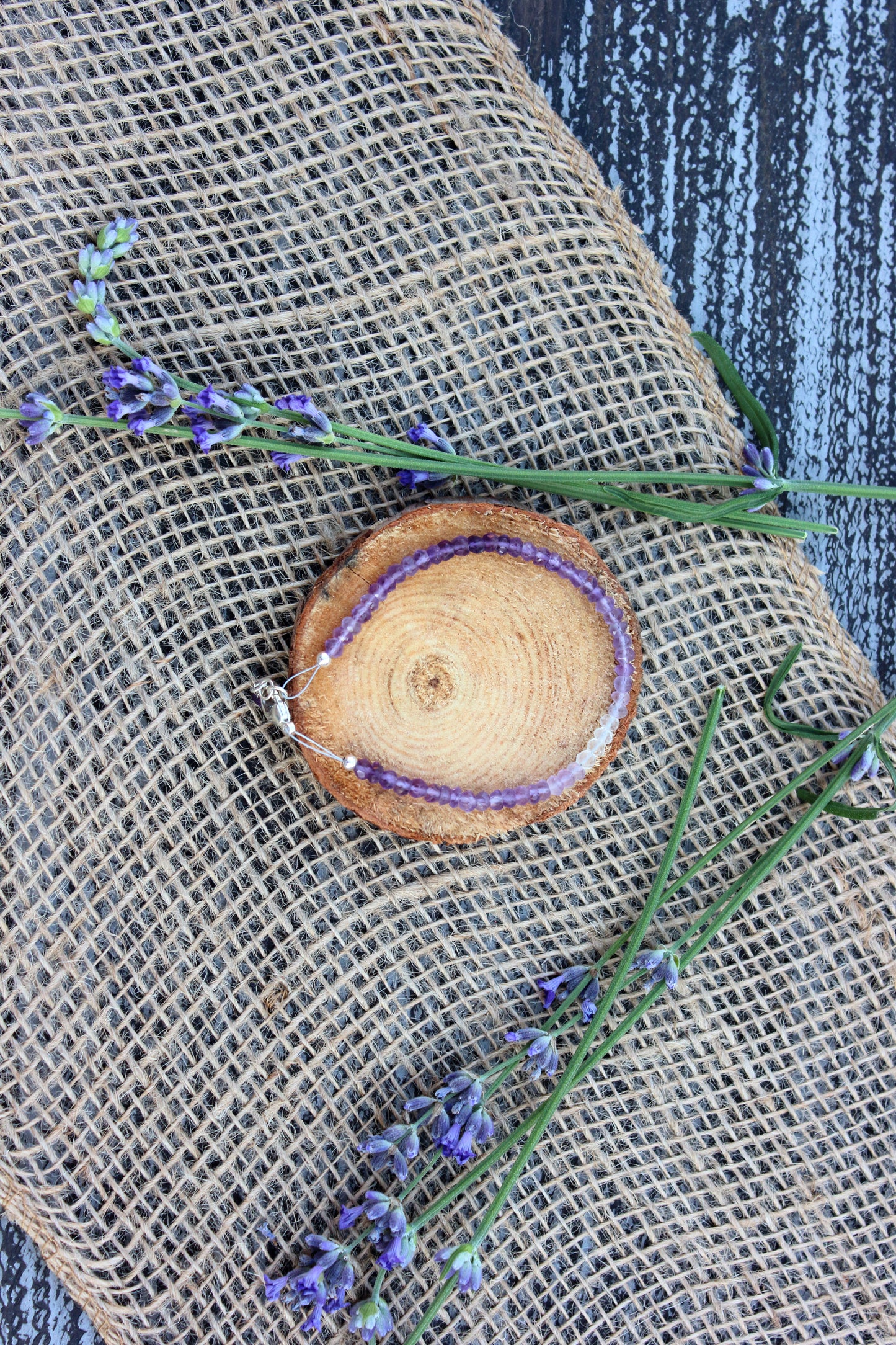 Shaded Amethyst bracelet