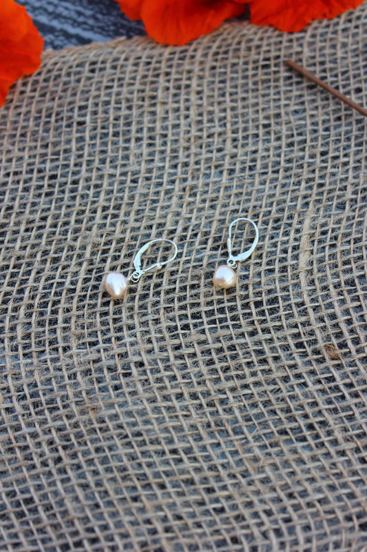 Pink freshwater pearls
