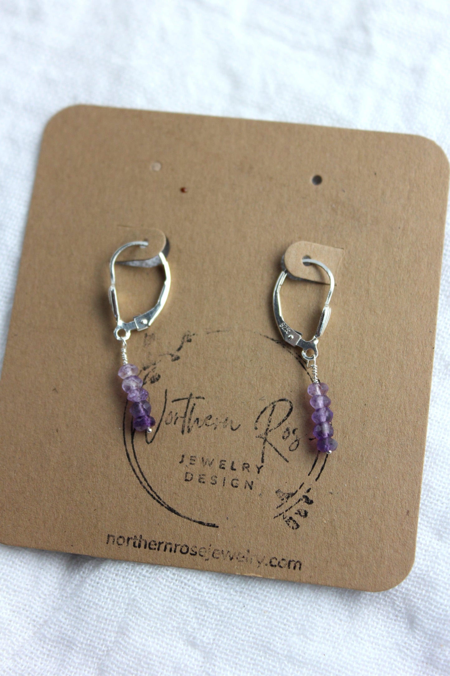 Shaded Amethyst Earrings