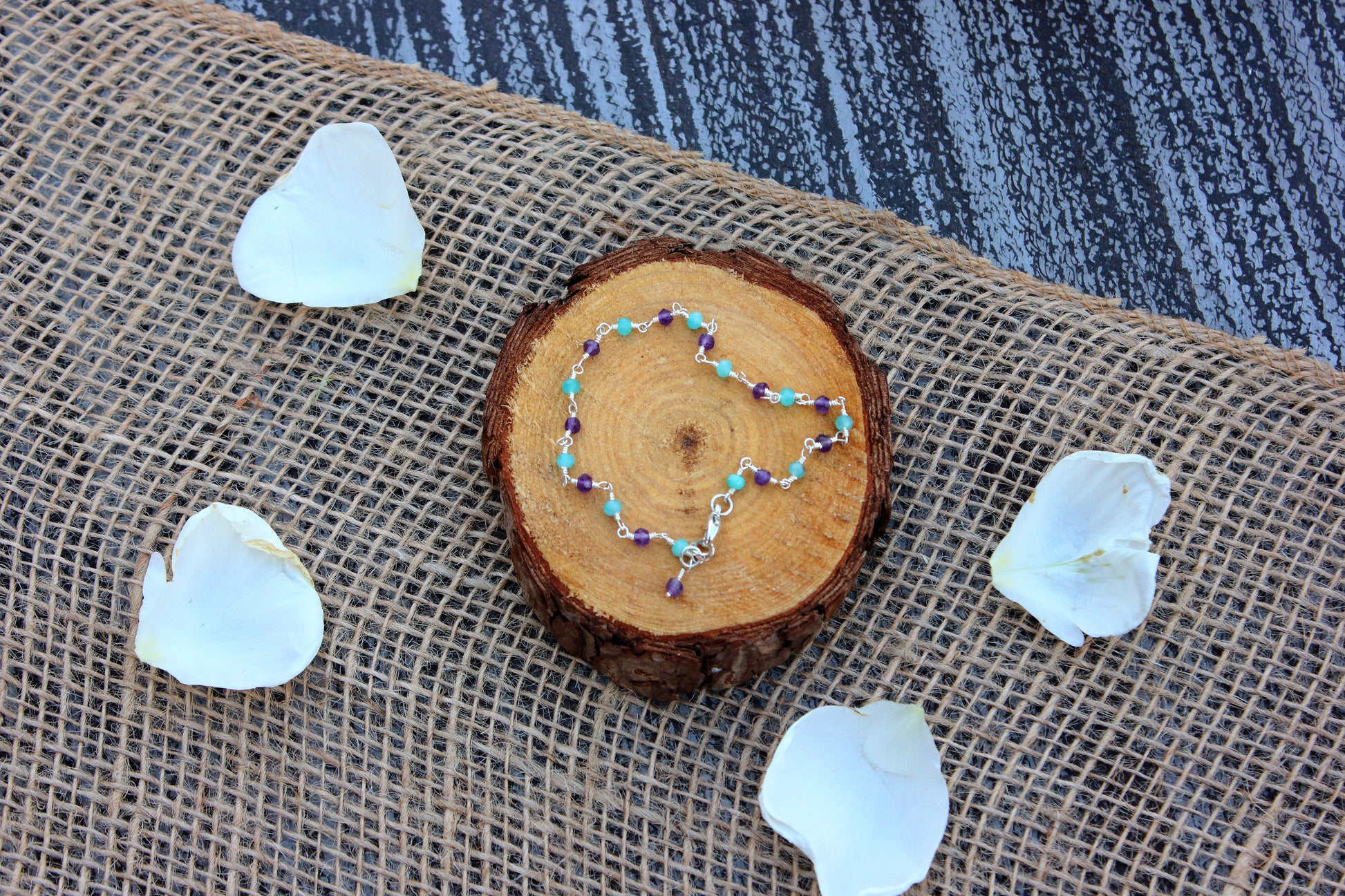 Amethyst and Amazonte