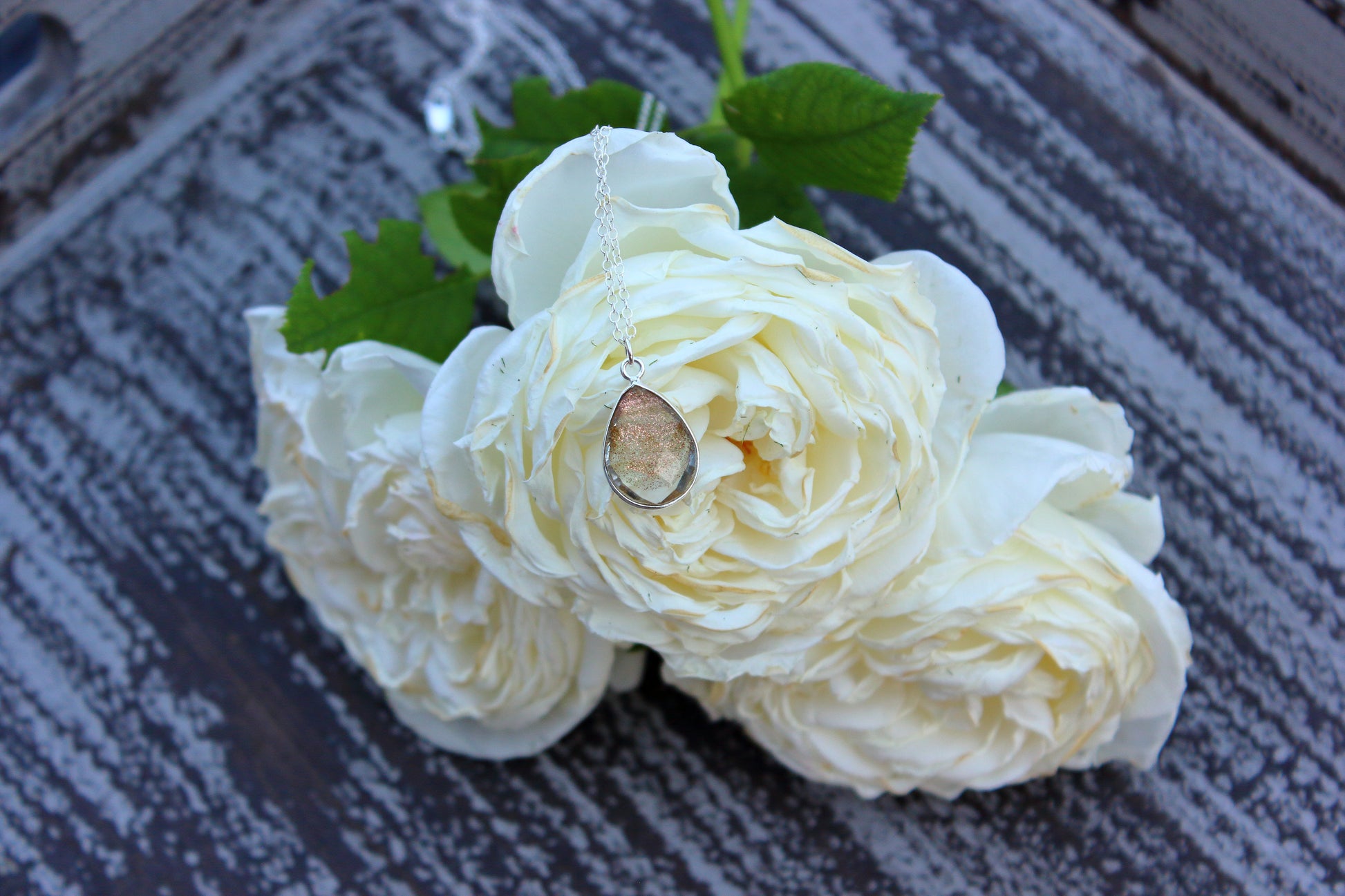 White flowers on a textured surface