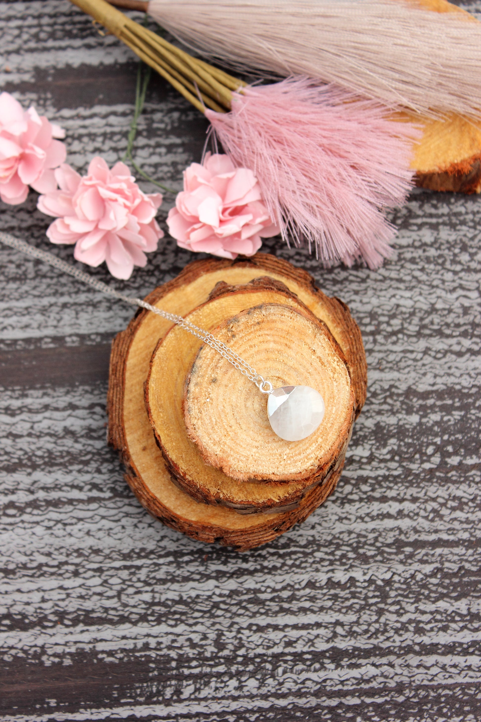 Moonstone Briolette Necklace