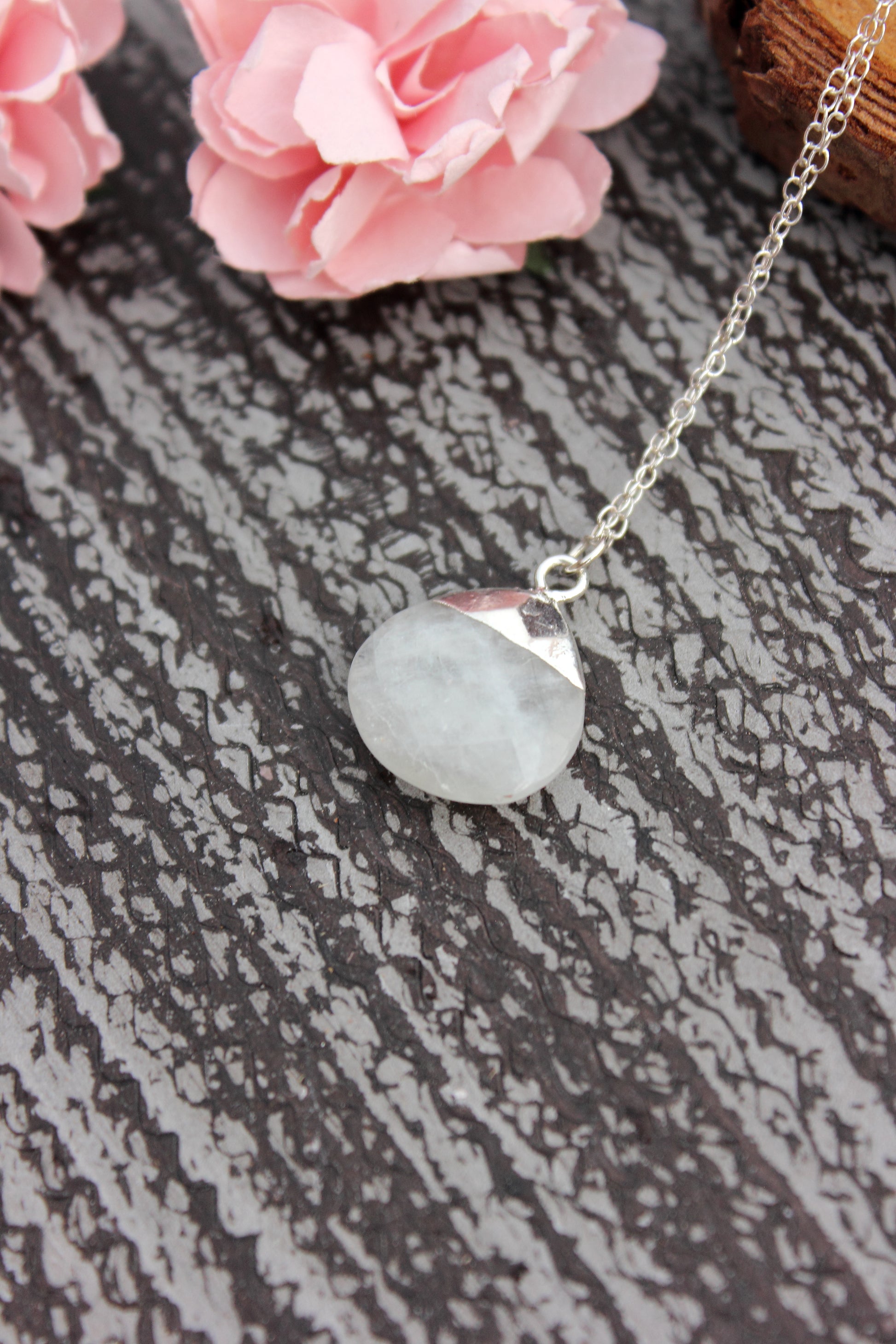 Moonstone Briolette Necklace