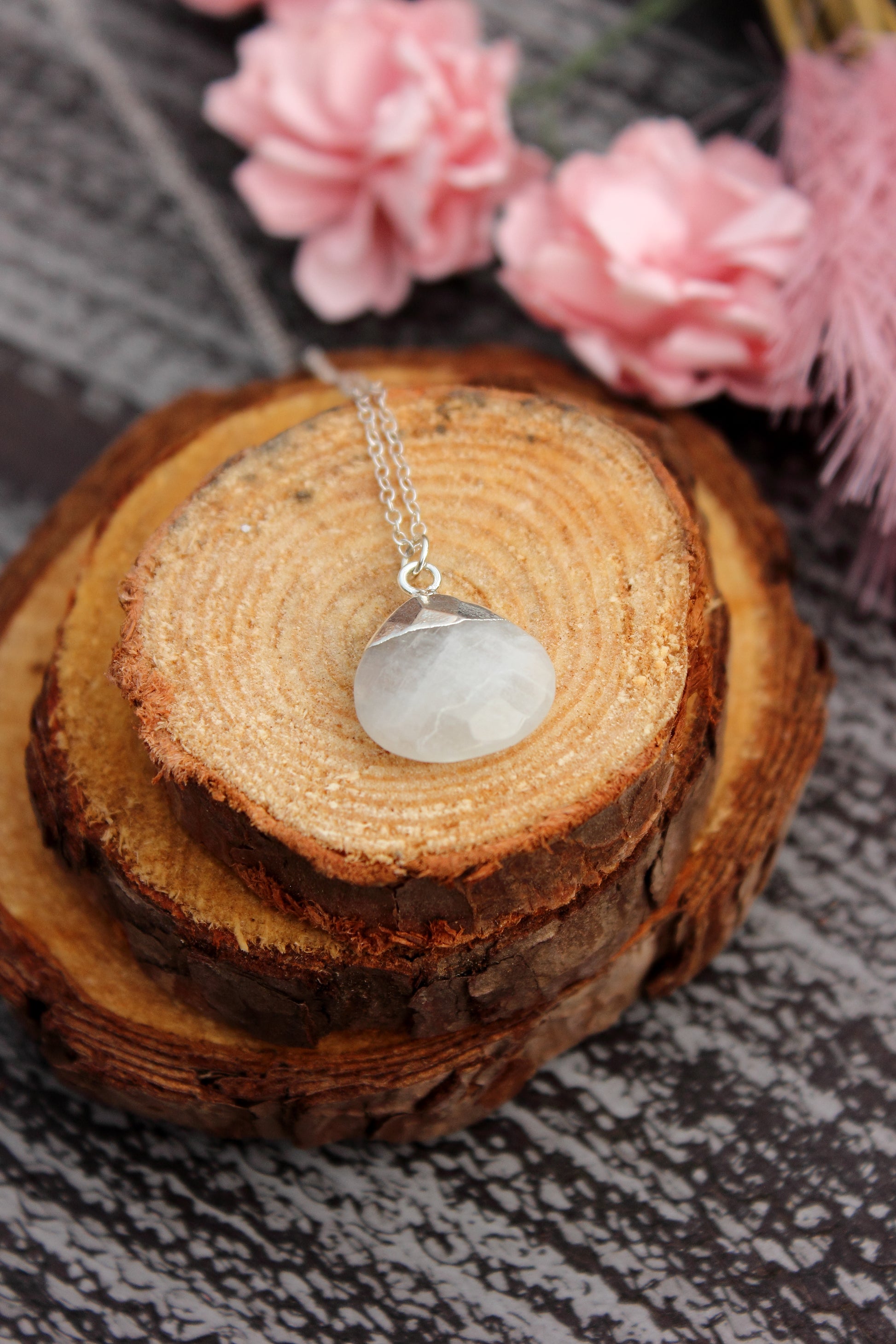 Moonstone Briolette Necklace