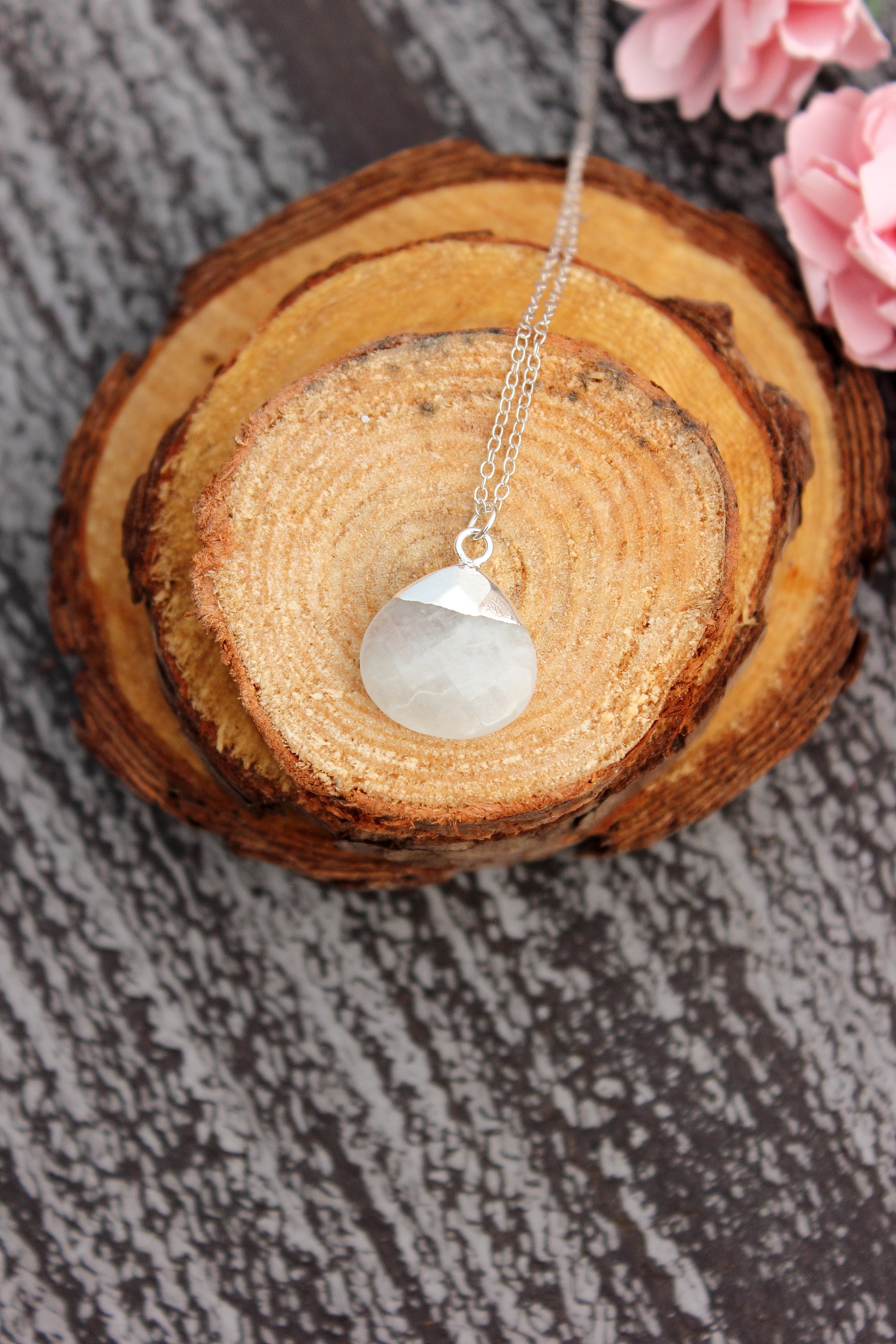 Moonstone Briolette Necklace