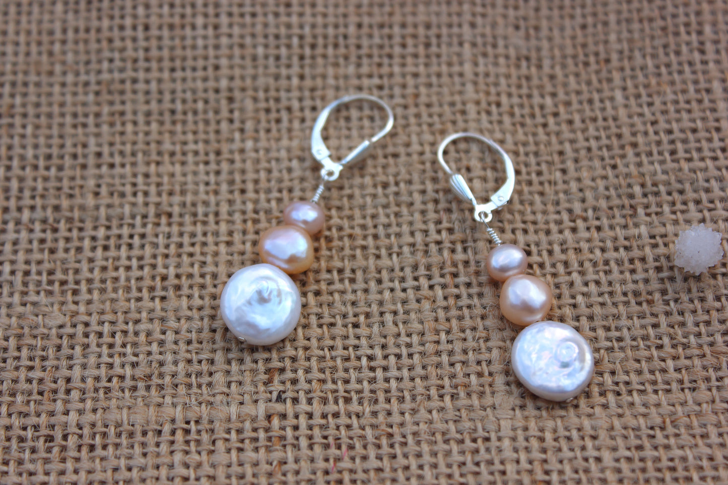 Ombre Pearl Dangle Earrings