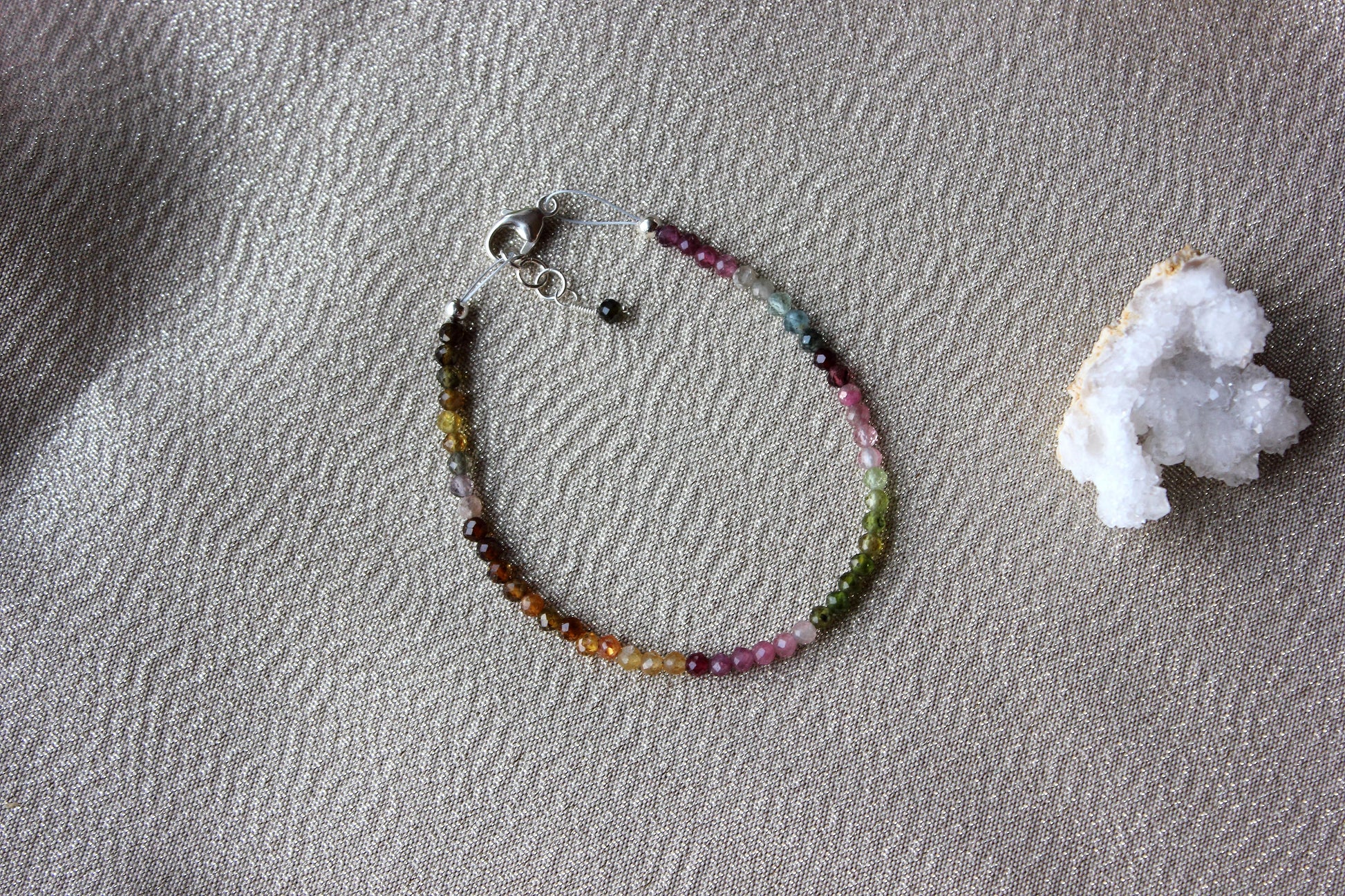 Multi-Colored Tourmaline Bracelet