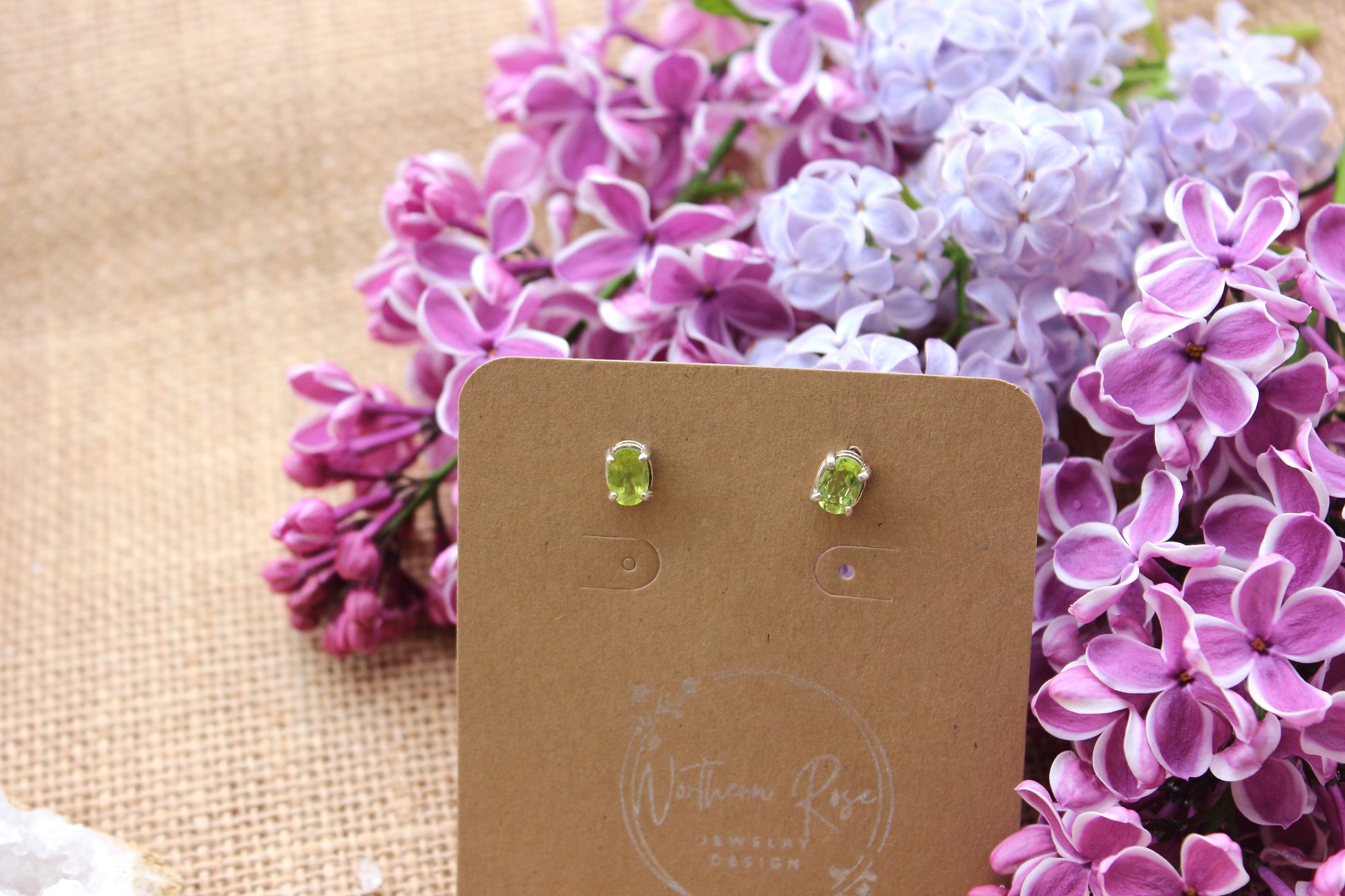 Peridot Studs