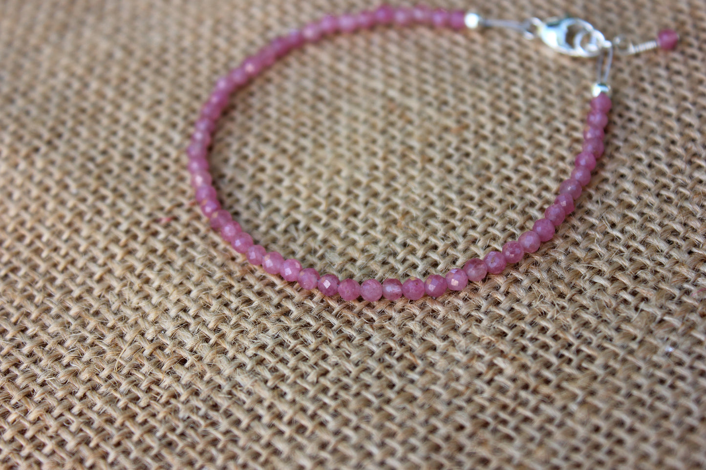 Pink Tourmaline Bracelet