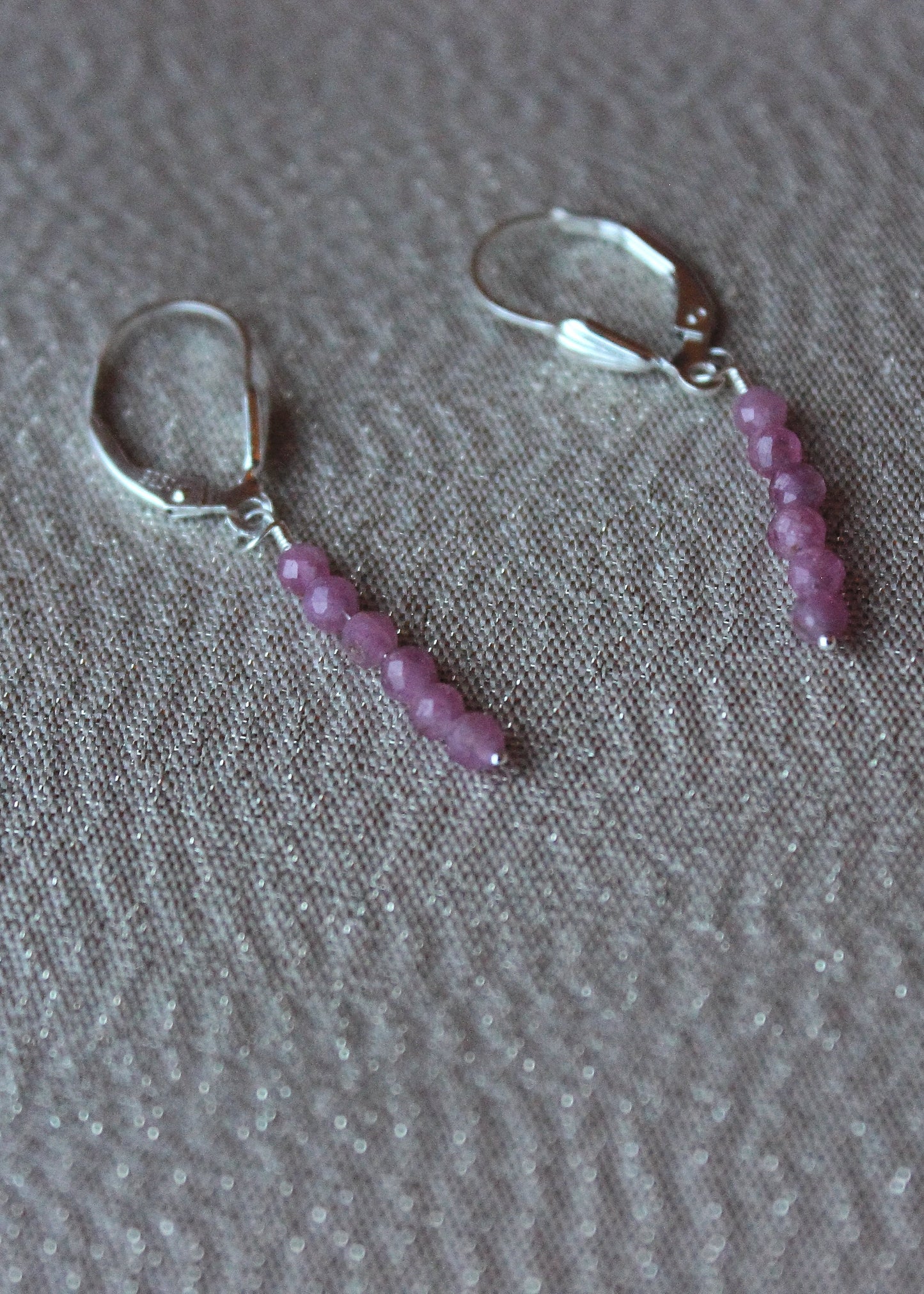 Pink Tourmaline Earrings