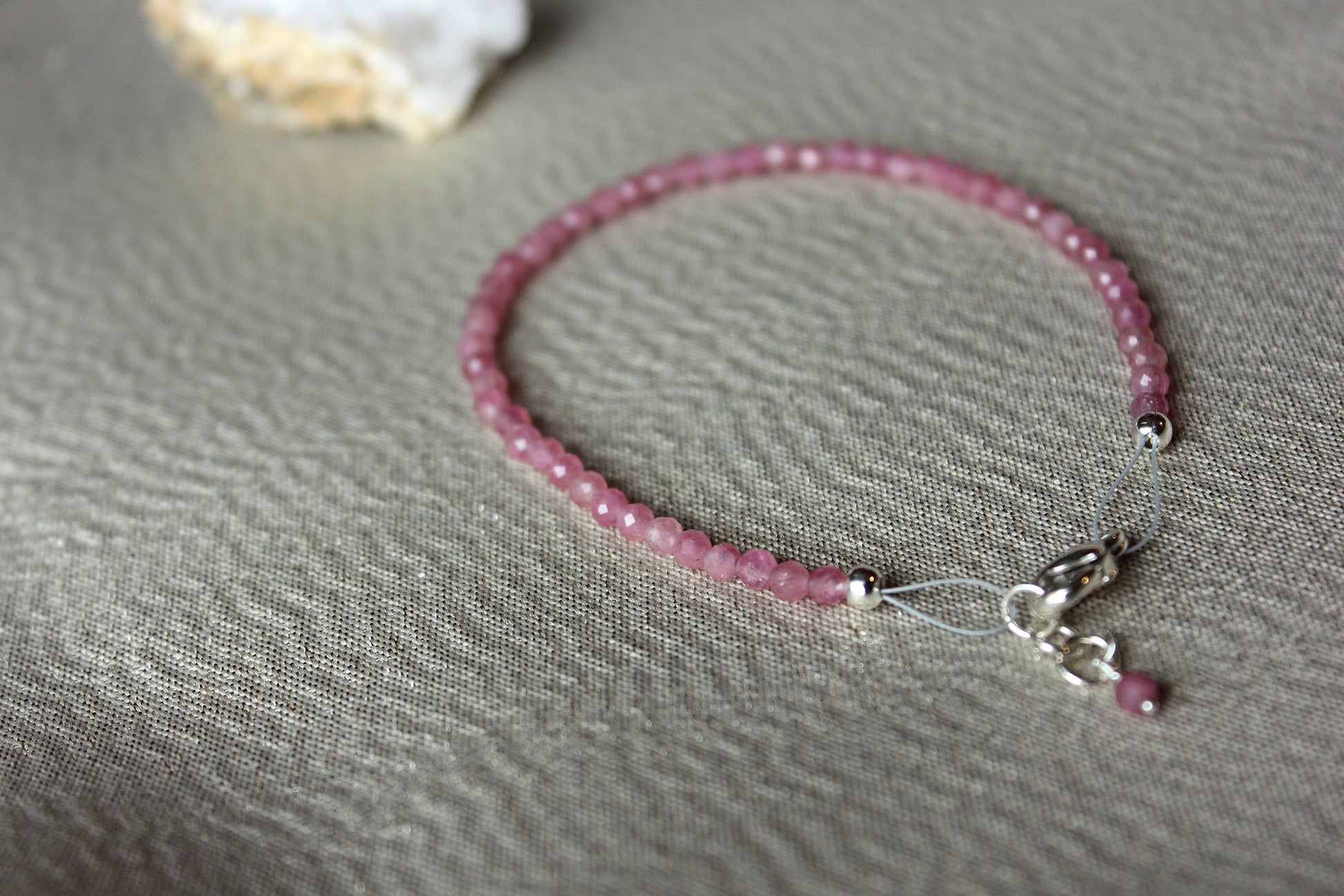 Pink Tourmaline Bracelet