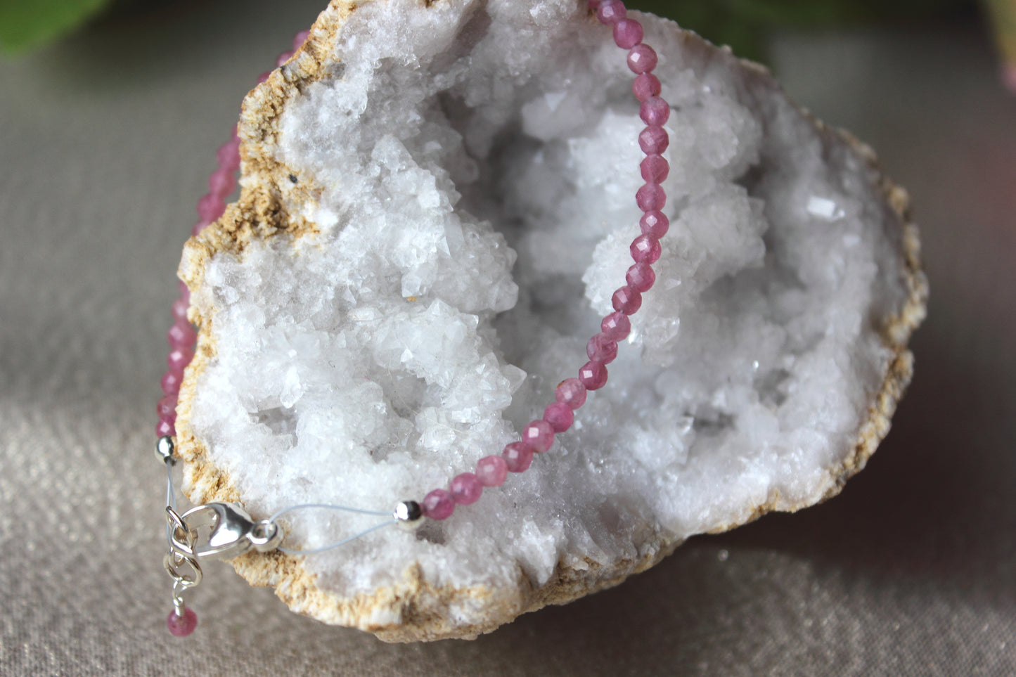 Pink Tourmaline Bracelet