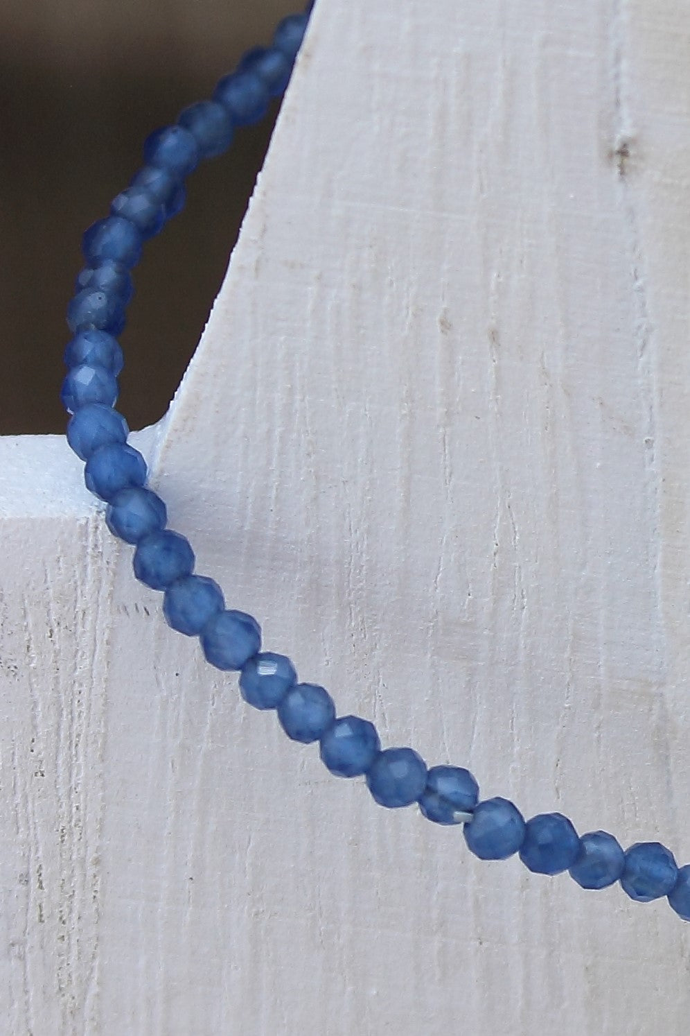 Royal Blue Chalcedony faceted bracelet