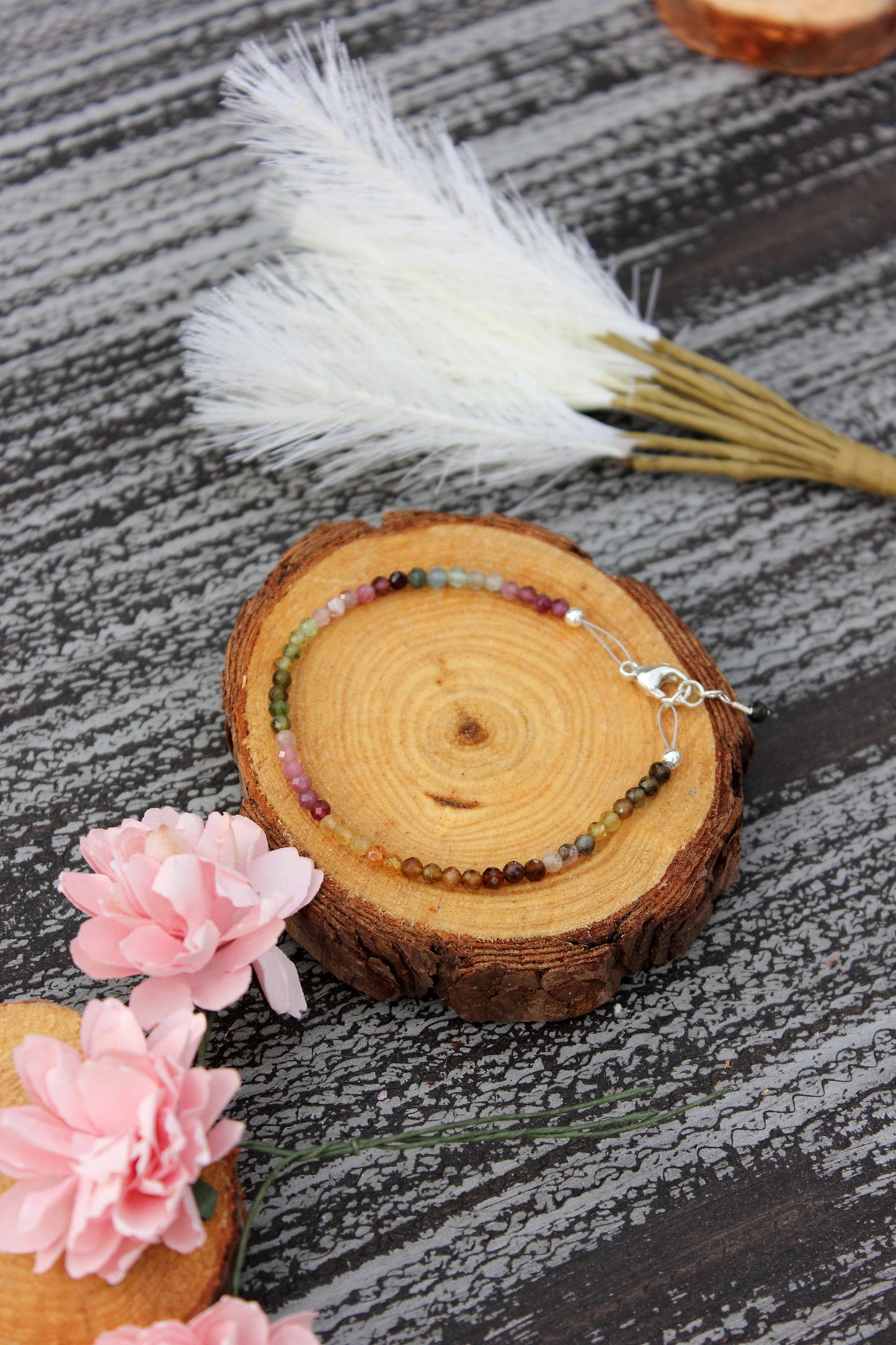 Multi-Colored Tourmaline Bracelet