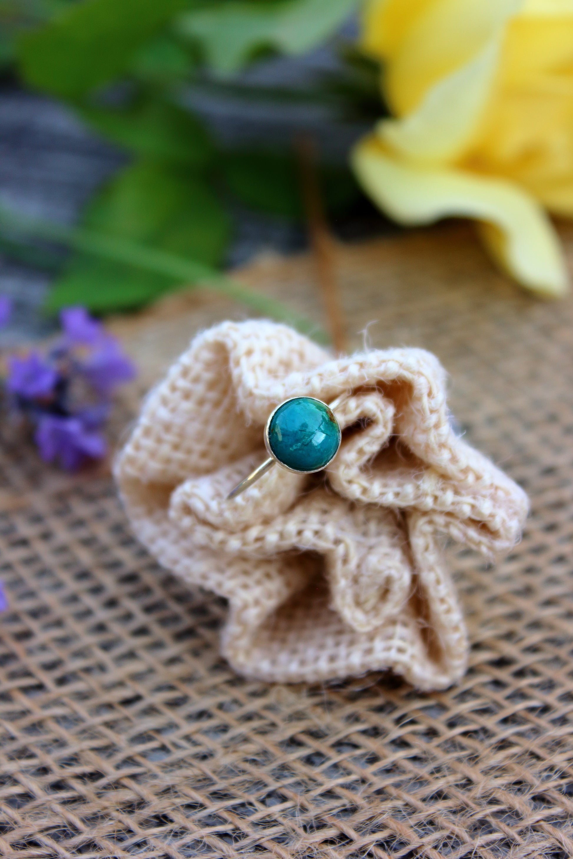 Chrysocolla ring
