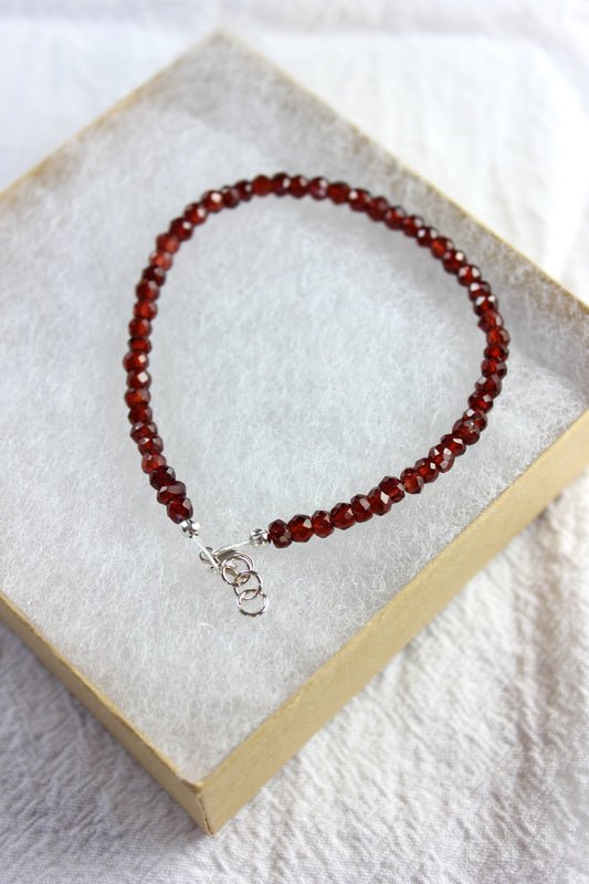 Garnet bracelet