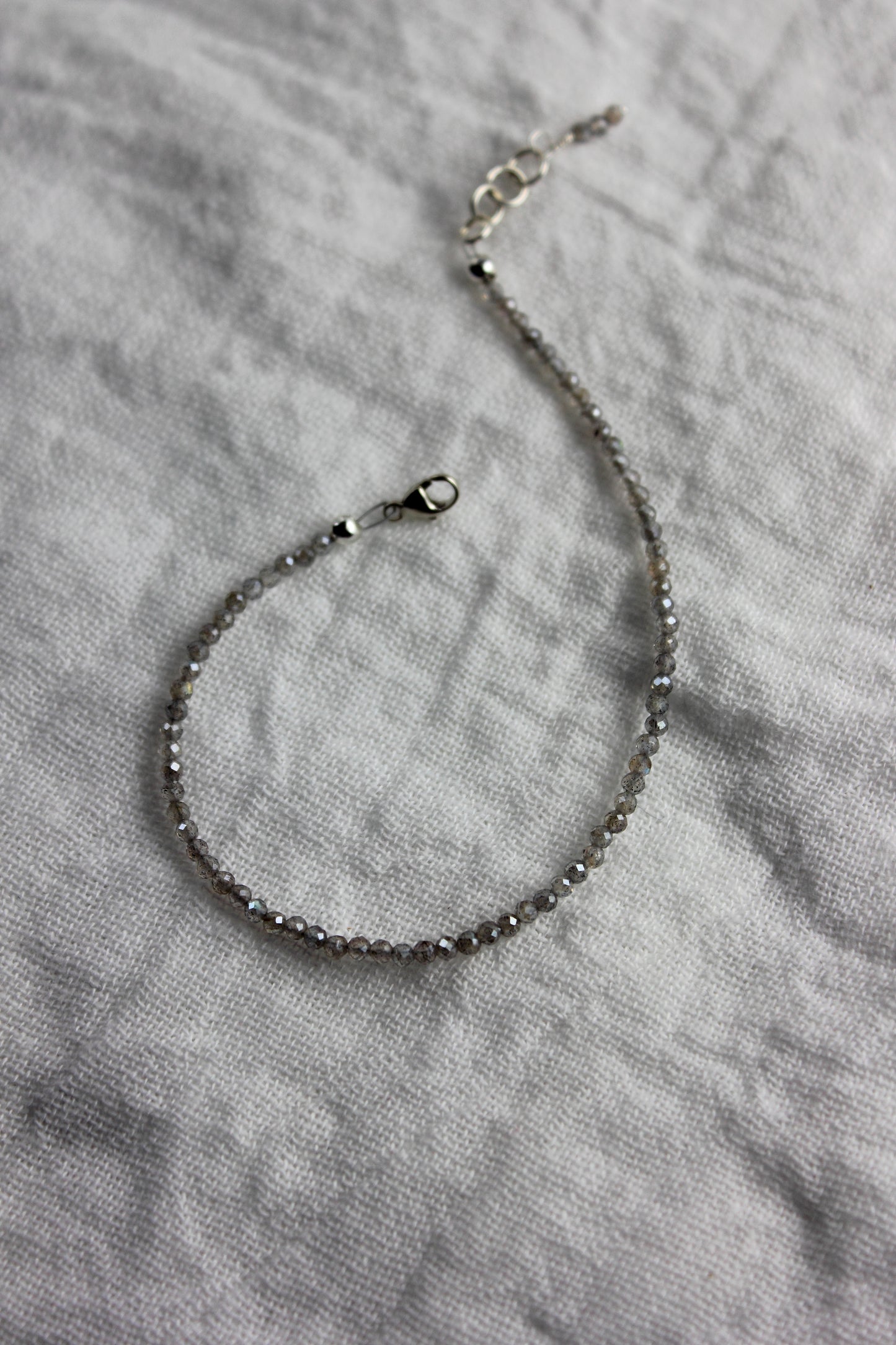 Mystic Labradorite faceted bracelet