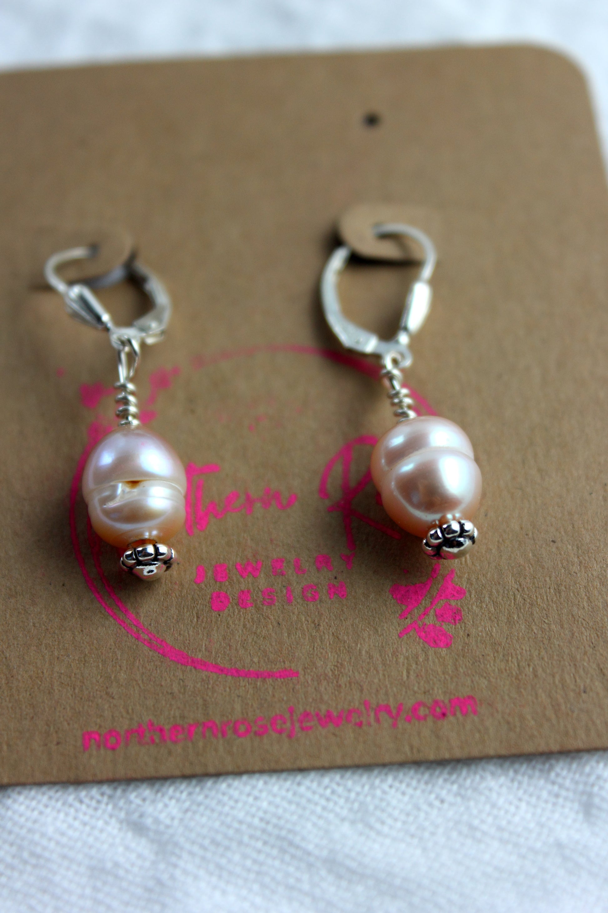 Pink potato pearls