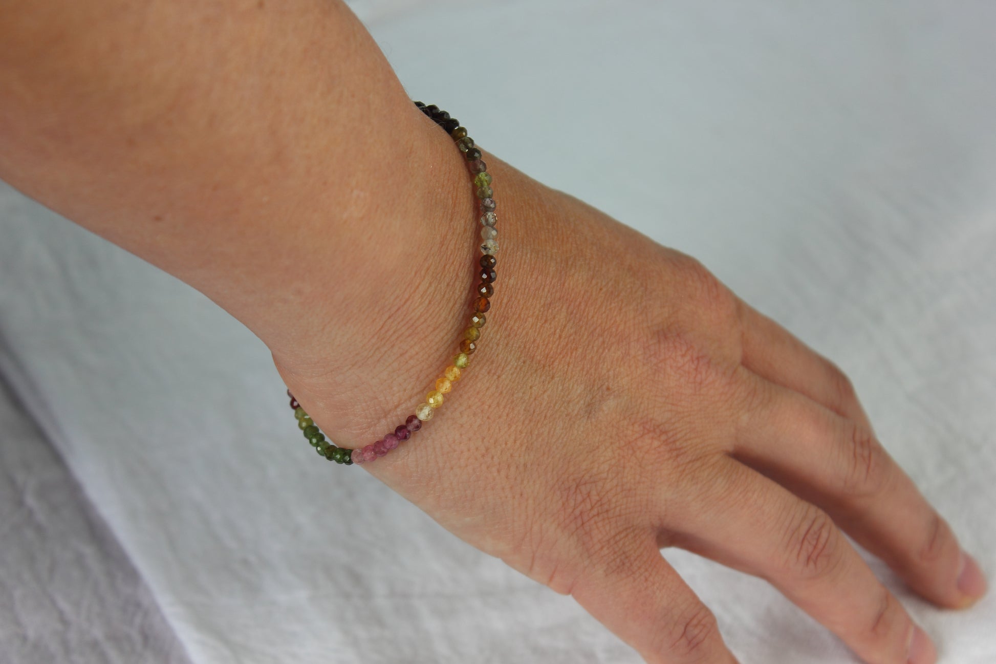 Multi-Colored Tourmaline Bracelet